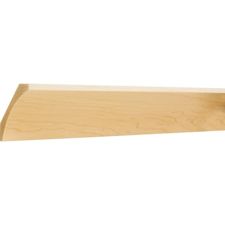 Hardware Resources Oak, 96" L, 4" H, Unfinished COV-4-OK